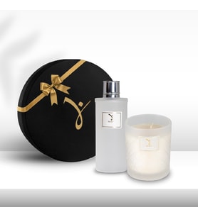 Delicate White 300gr Mum & Delicate White Kolonya 250ml Hediye Seti (Ekru)