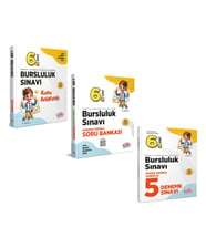 Editör Yayınları 6. Sınıf Bursluluk Sınavı Konu Soru Bankası ve Deneme Seti 3 Kitap