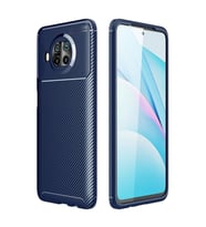 Xiaomi Mi 10T Lite Kılıf Auto Focus Karbon Kapak - Lacivert