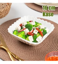 Porsima 1750N Porselen Kase, Derin Kase Sunum, Servis Kasesi Servis Tabağı Kare 16 Cm