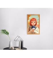 BK Home Coffee Tasarımlı Dekoratif Retro Ahşap Tablo-1