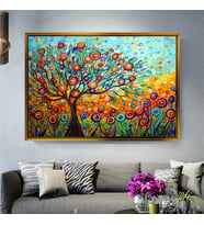 Altın Çerçeveli dekoratif tablo a305 (Gold)