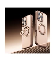 Mcdodo PC-4934 iPhone 16 Pro Halka Standlı Magsafe Titanyum Kapak (Titanyum Mat)