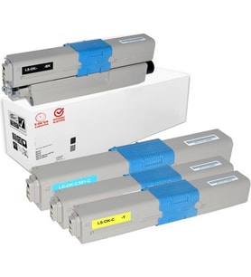 PlusPrint Oki MC362- MC362DN- MC362DNW Uyumlu Muadil Toner  4 Renk