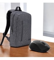Classone BP-WTX204G15.6"Wtxpro Su Geçirmez Kumaş Sırt Çantası+Kablosuz Mouse (Bordo)