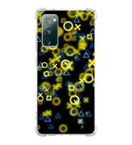 Samsung Galaxy S20 Fe  Köşe Korumalı Antişok Kapak  Semboller Tasarımlı Şeffaf  Kılıf
