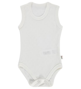 Civil Baby Jakarlı 3-36 Ay Çıtçıtlı Badi - Mavi