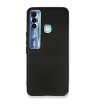 Tecno Spark 7 Pro Kılıf First Silikon - Siyah