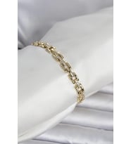 Xuping Zincir Model Gold Renk Kadın Bileklik 5886