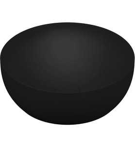 Vitra Outline 5992B483-0016 Yuvarlak Lavabo, 40 Cm, Mat Siyah
