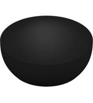 Vitra Outline 5992B483-0016 Yuvarlak Lavabo, 40 Cm, Mat Siyah