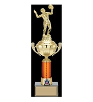 ODAK KUPA - Figürlü Kupalar - Voleybol Kadın Figürlü Kupalar FG-056 C - 41 cm