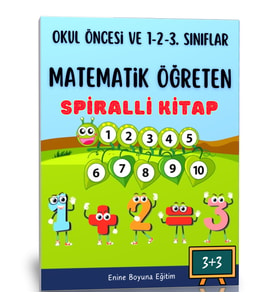 Çocuklara Matematik Öğreten Kitap (Spiralli)