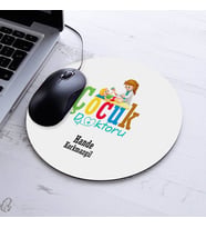 İsimli Çocuk Doktorlarına Özel Yuvarlak Mousepad