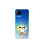 Oppo A54 4G ile Uyumlu Splash Mirket Tasarımlı Şeffaf Silikon Kılıf