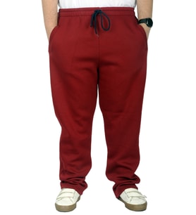 Mode XL Büyük Beden Erkek Eşofman Altı Classic 3 İp 11103 Bordo