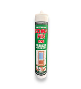 Somafix Siyah 500 Gr / 310 Ml Akrilik Mastik (Somafıx.S122) Siyah