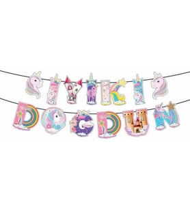 FLAMA UNICORN ŞEKLİNDE İYİKİ DOĞDUN PK:1-
