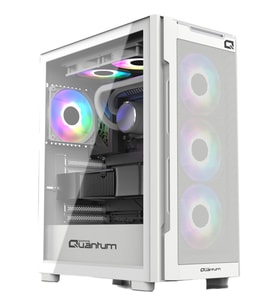 Quantum Gaming Snapfire White 650w 4 Fanlı Mesh Beyaz Gaming Masaüstü Kasa
