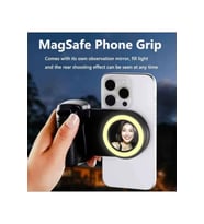 Manyetik Telefon Tutucu ve Selfie Klipsi, Işıklı, Güçlü ve Şık Tasarım