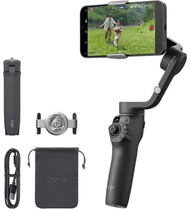 Osmo Mobile 6 - Akıllı Telefon Gimbal Sabitleyici, Dahili Uzatma Çubuğu, Taşınabilir ve Katlanabilir, ShotGuides özellikli Android ve iPhone Gimbal, Vlogging Sabitleyici