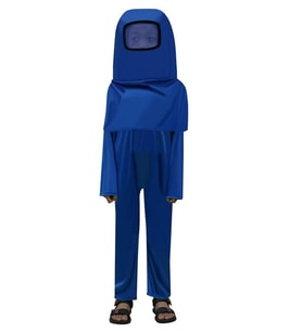 Among Us Cosplay Uzaylı Astronot Kostümü Mavi
