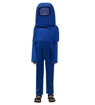Among Us Cosplay Uzaylı Astronot Kostümü Mavi