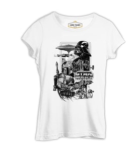 Star Wars - Empire Beyaz Kadın Tshirt
