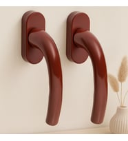 PVC Pencere Kolu 2'li Kahverengi