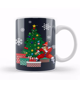 M Bison Around The Christmas Tree Street Fighter Kupa Bardak Porselen