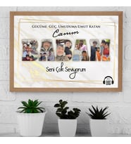 Babaya Özel Ahşap Çerçeve– Babalar Günü Hediyesi, Babaya Doğum Günü Hediyesi, Yıl Dönümü Hediyesi, Kişiye Özel Hediye, Fotoğraflı Hediye