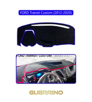 FORD Transit Custom (2012-2020)TORPİDO KORUMA HALISI MAVİ KENAR