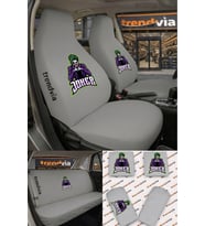 Joker Logolu Oto Koltuk Kılıfı Ön Arka Set – Penye Likralı Universal Koltuk Koruyucu Servis Kılıfı