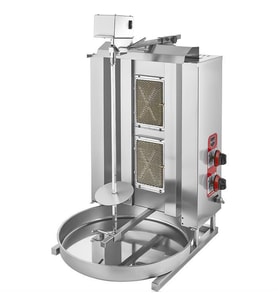 Remta 2 Radyanlı Üstten Motorlu Tüplü (CE) Döner Ocağı (Gri-Gri)