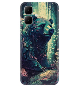 Infinix Smart 10 Kılıf Boutique Baskılı Resimli Bears Pcode -081