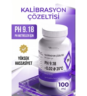 pH Metreler için Kalibrasyon Sıvısı pH 9.18 100ml