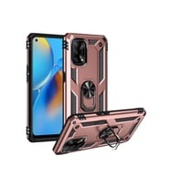 Oppo A74 4G Uyumlu Kılıf Zore Vega Kapak (Rose Gold Altın)