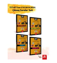 TYT-AYT Son 5 Yıl Çıkmış Sorular Seti Ders-Ders ve Konu-Konu Sırlanmış 2019-2023