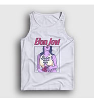 Presmono Unisex Beyaz Wet Bon Jovi Atlet 389568tt