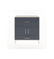 Arges Şifonyer 2 Raflı 2 Çekmeceli 2 Kapaklı 88x30x96 Aytaşı-Antrasit