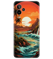 24 Pro Kılıf HD Resim Baskılı Retro Mountain StKd -079