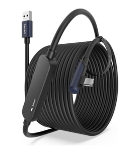 10 M Usb-C Vr Kablo – Quest2/quest Pro/pico 4 Uyumlu Yüksek Hızlı Bağlantı Kablosu SİYAH
