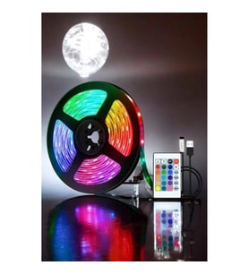 Mey İthalat® Smart Şerit Led TV Arkası Renkli Kumandalı 10 Metre