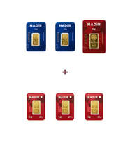 Nadir Gold 24 Ayar 13 Gram Altın (1 Ad 5 Gram Altın + 2 Ad 2,5 Gram Altın + 3 Ad 1 Gram Altın )