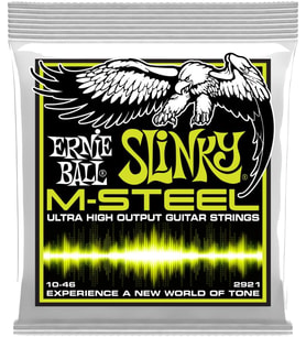 Ernie Ball P02921 Normal Slinky M-Çelik Elektro Gitar Telleri, Ölçü 10-46