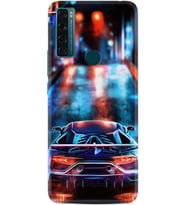 TCL 20 SE Kılıf Silikon Desen Neon Cars 1724