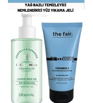 Dermal Yağ Bazlı Temizleyici ve the fair. Nemlendirici Yüz Yıkama Jeli