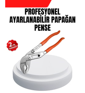 Ayarlanabilir Kurbağacık Pense Boru Anahtarı Çelik Malzeme