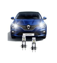 MEGANE 4 LED XENON UZUN FAR AMPULÜ Mini Led 2'li Set H7