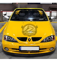 Renault Megane 1 1995-2003 Uyumlu H lip Esnek Ön Lip 2 Parça Karlık Ön Ek Tampon Altı Dil